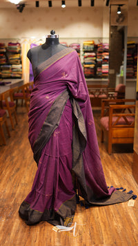 Zari Emb Stripes Border