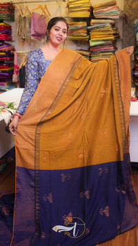 Zari Emb Stripes Border