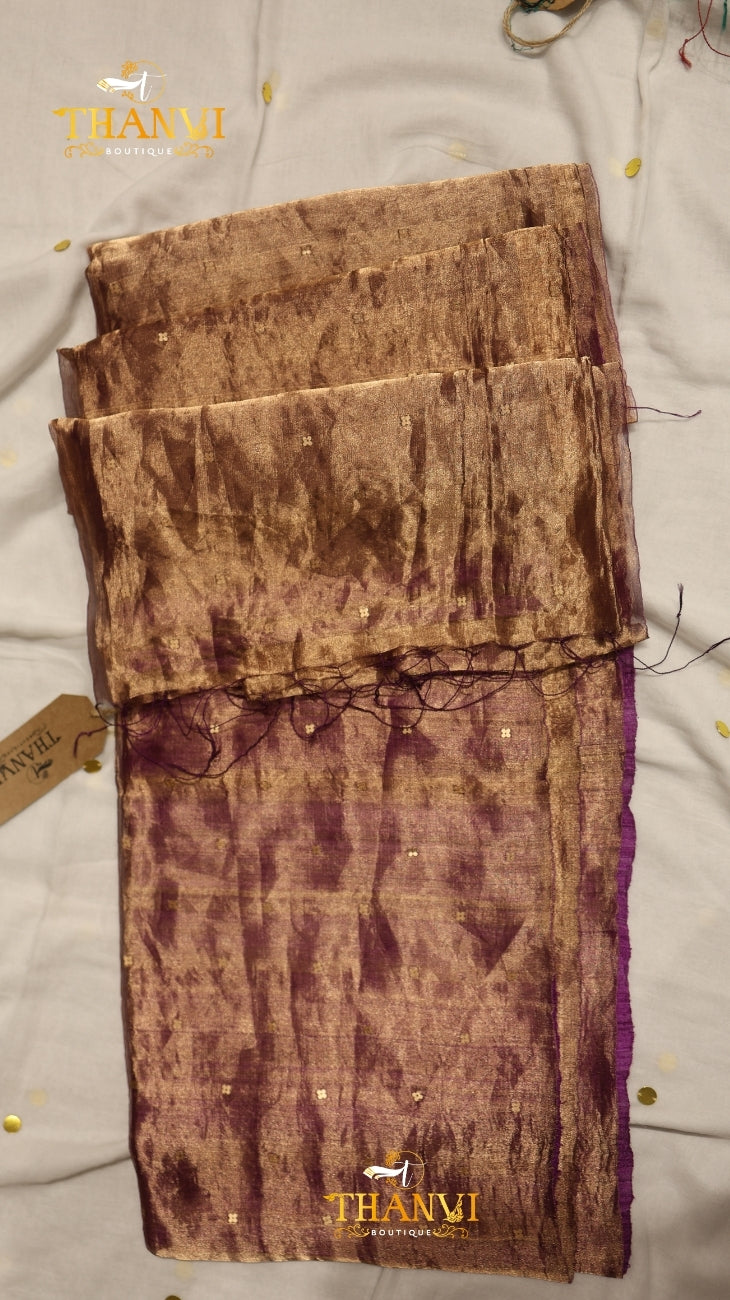 Metallic Matka Organza