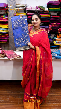 Kora cotton Saree