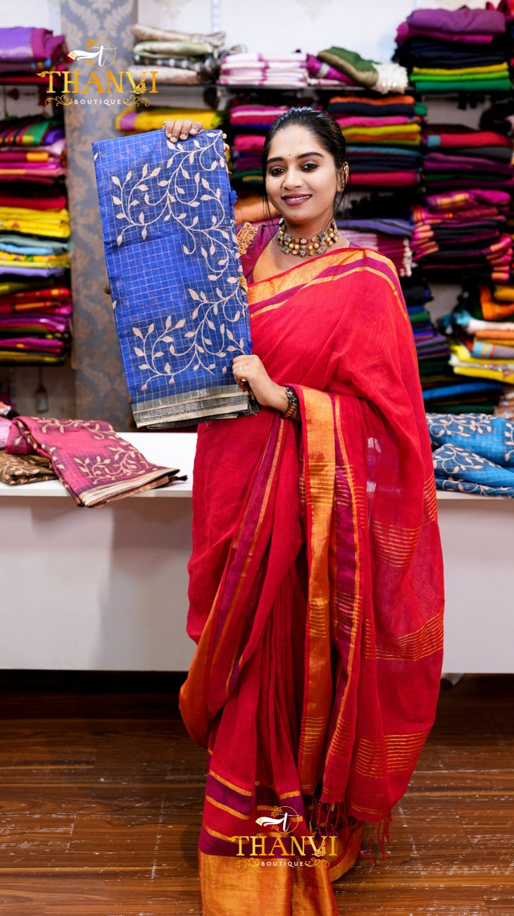 Kora cotton Saree