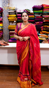 Premium Golden Zari  Saree
