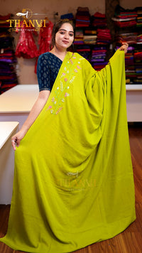 F Emb Modal Cotton Saree