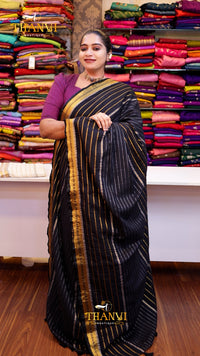 Premium Golden Stripe Modal Cotton