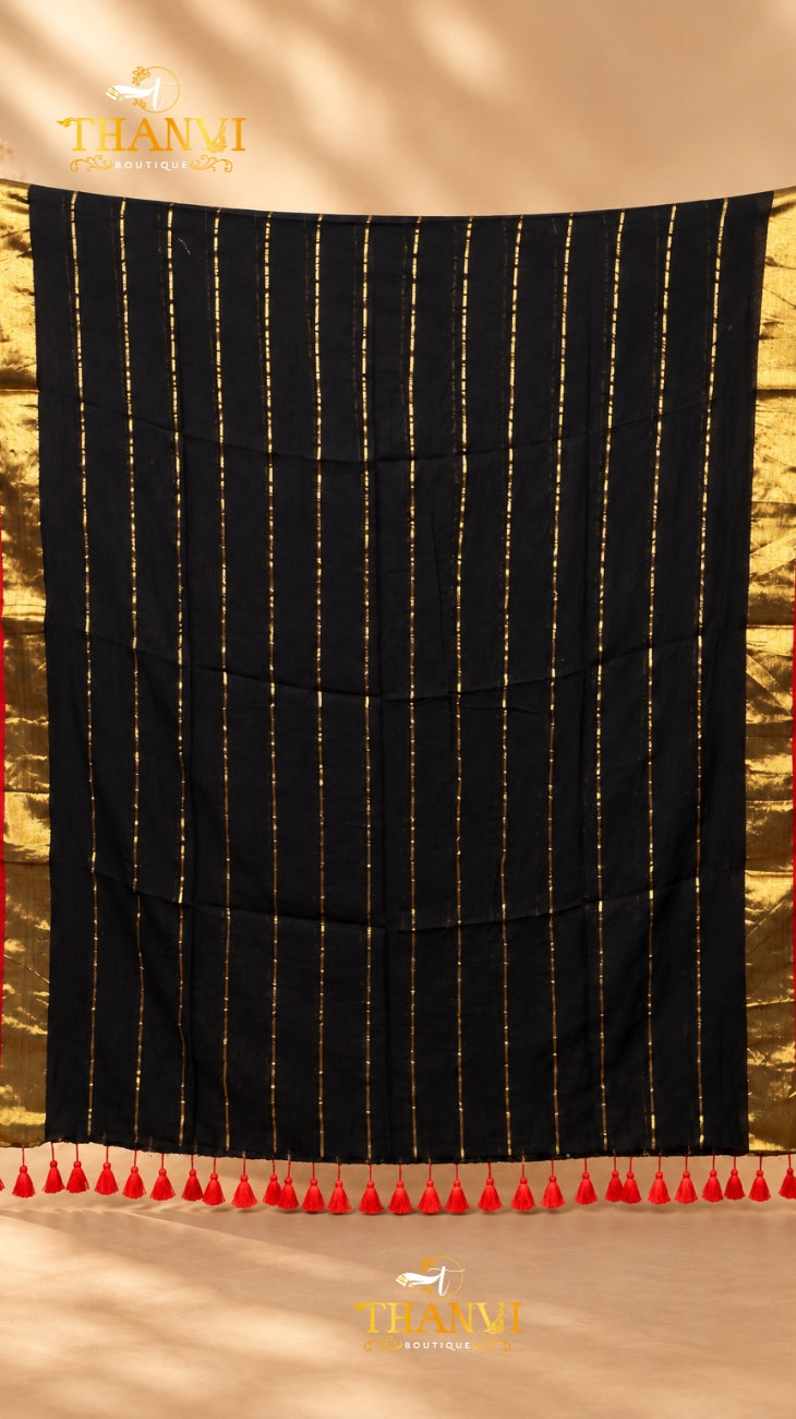 Popstick String Border Saree