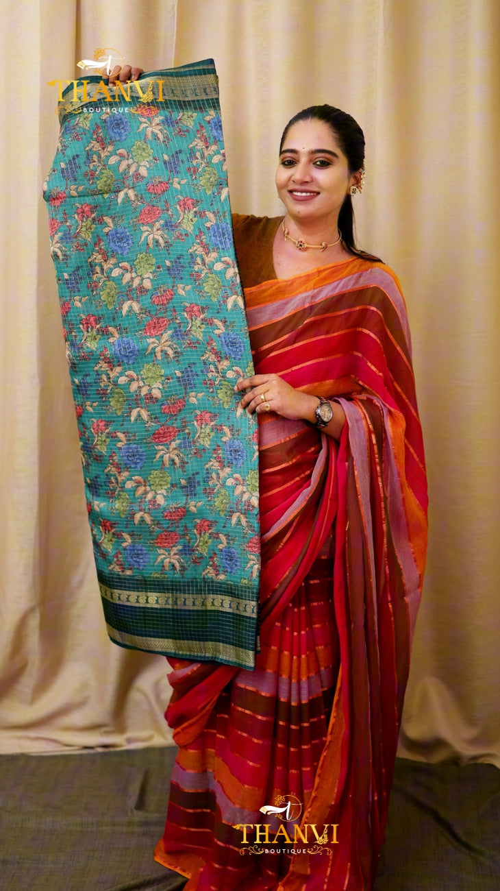 Mysore Crepe Saree