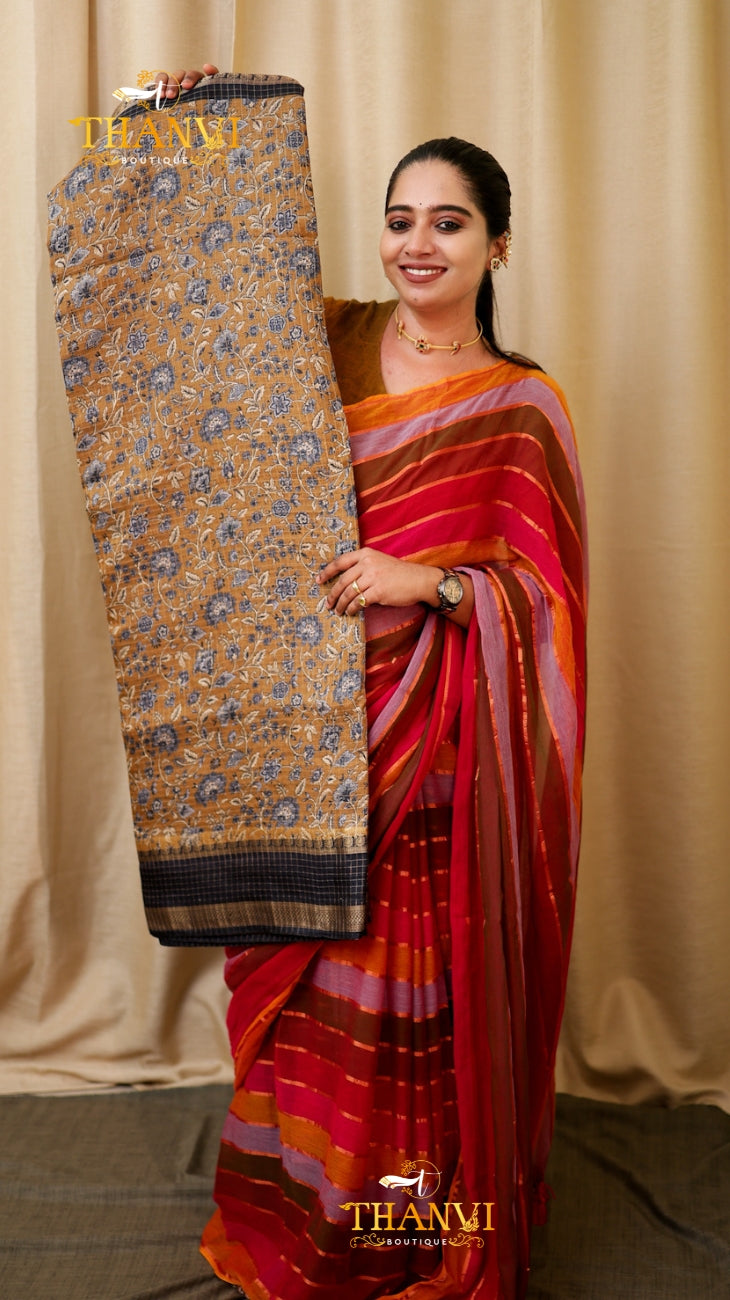 Mysore Crepe Saree