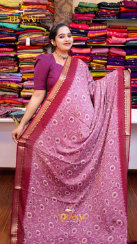 Mysore Crepe saree