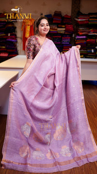 Pineapple Matka Tissue Saree