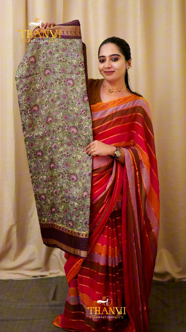 Mysore Crepe Saree