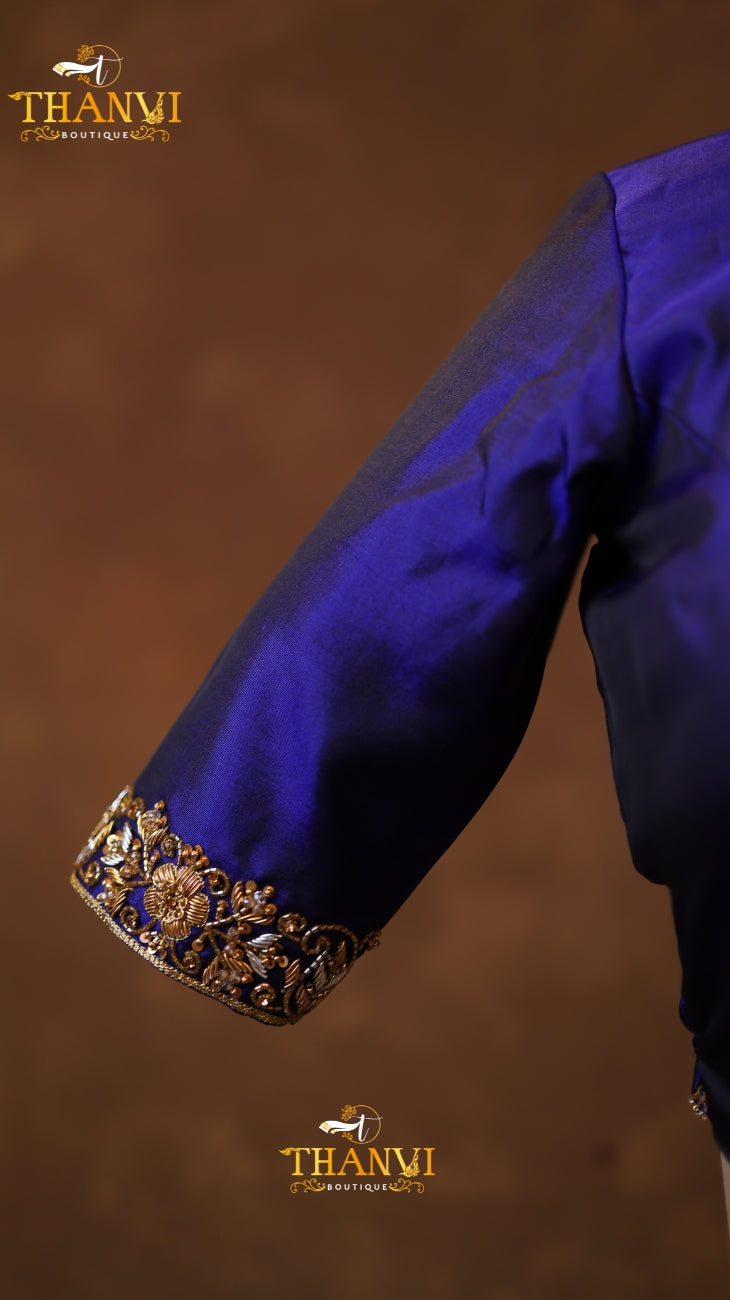 Keyhole Aari Work Blouse