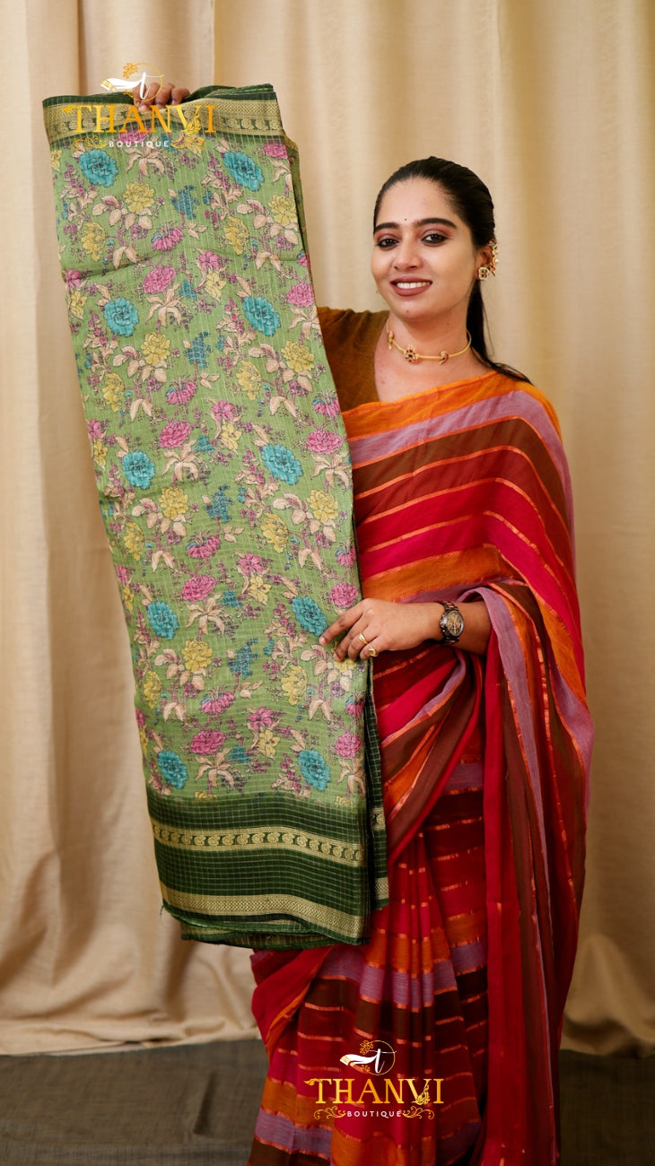 Mysore Crepe Saree