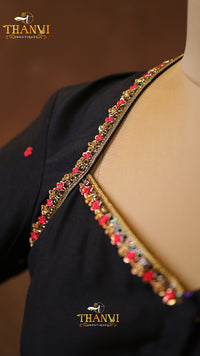 Royal Embellished Neck Blouse
