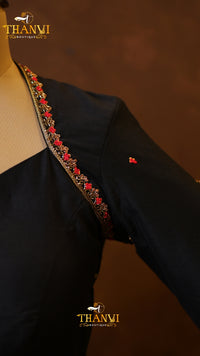 Royal Embellished Neck Blouse