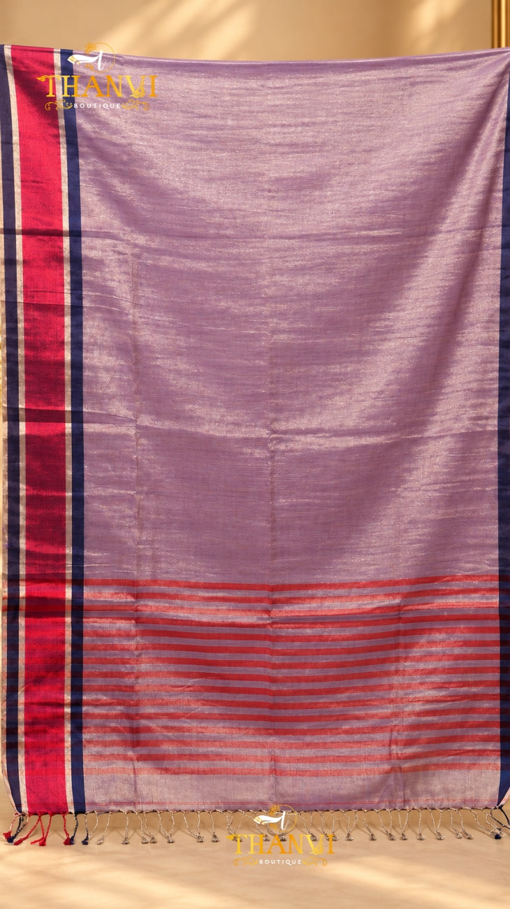 Tissue Linen Saree