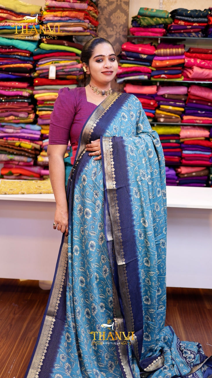 Mysore Crepe saree