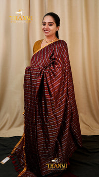 Metallic Stripes Mulberry