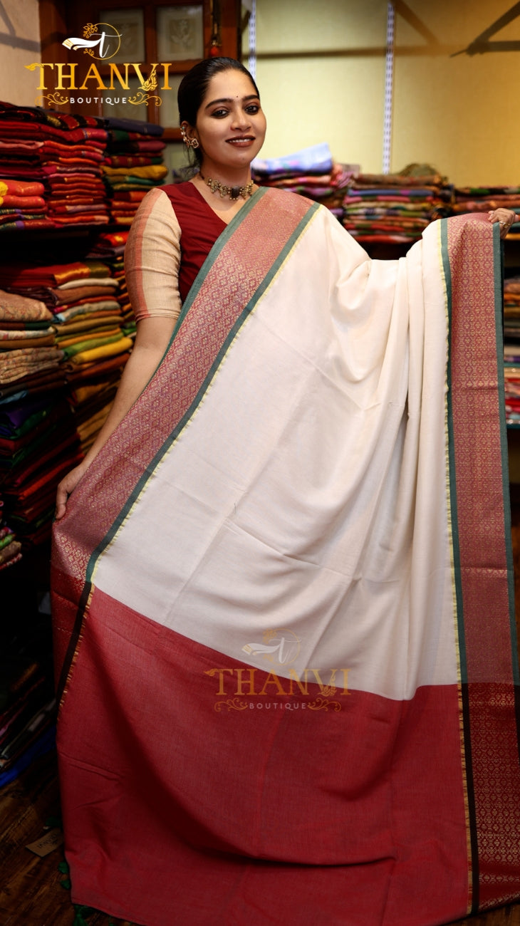 Double Layer Modal Cotton Saree