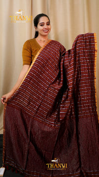 Metallic Stripes Mulberry