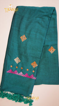 Applique Embroidery Saree