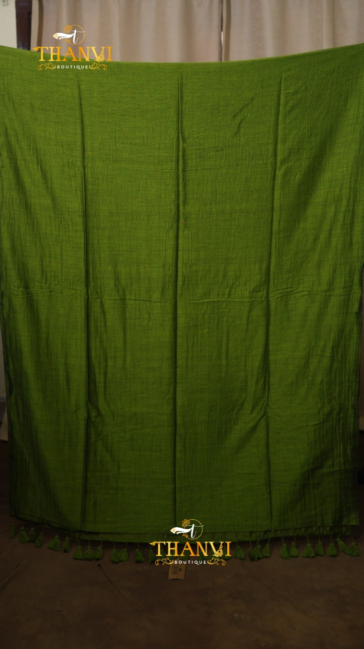 Mulberry Cotton Saree
