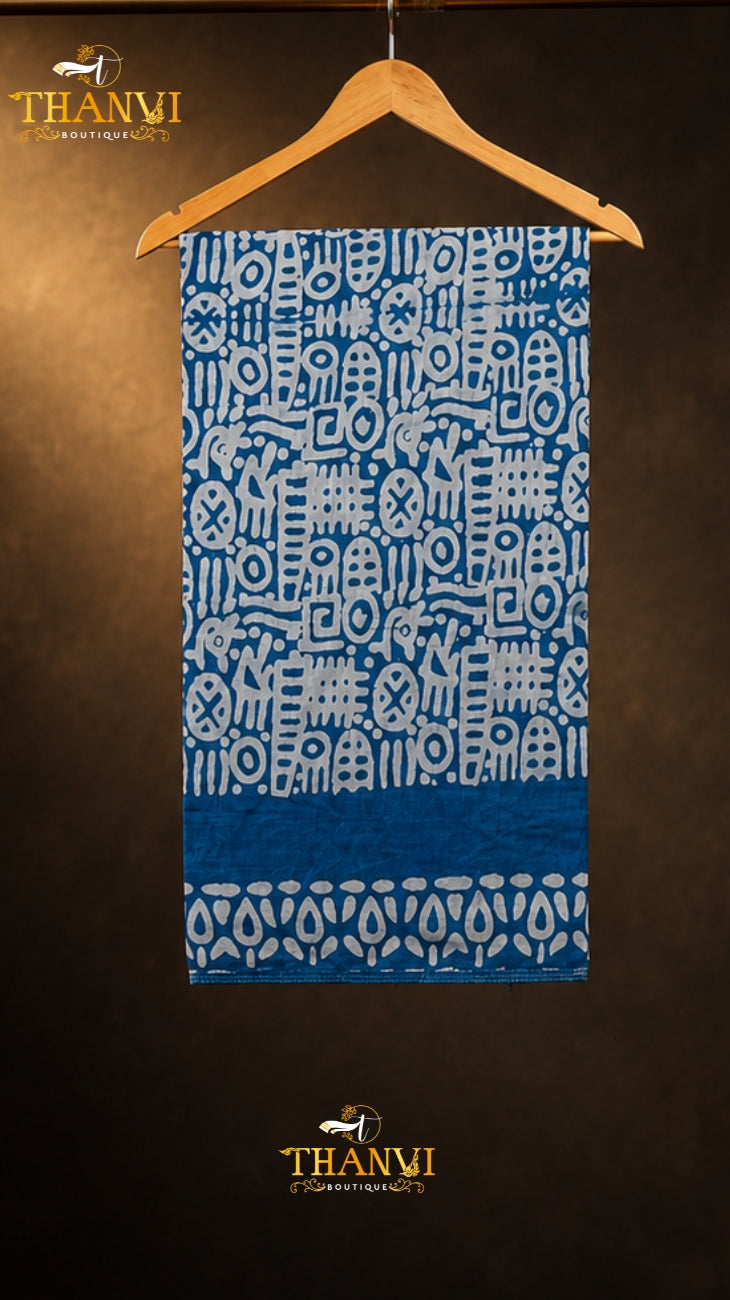 Tribal Charm Modal Cotton Saree
