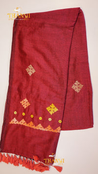 Applique Embroidery Saree