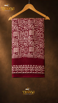 Tribal Charm Modal Cotton Saree