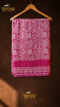 Tribal Charm Modal Cotton Saree
