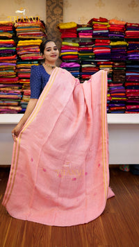 Mashru Linen Saree