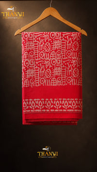 Tribal Charm Modal Cotton Saree