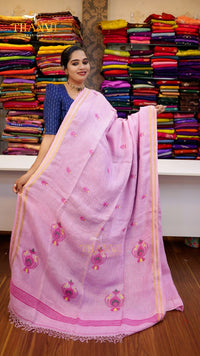 Mashru Linen Saree