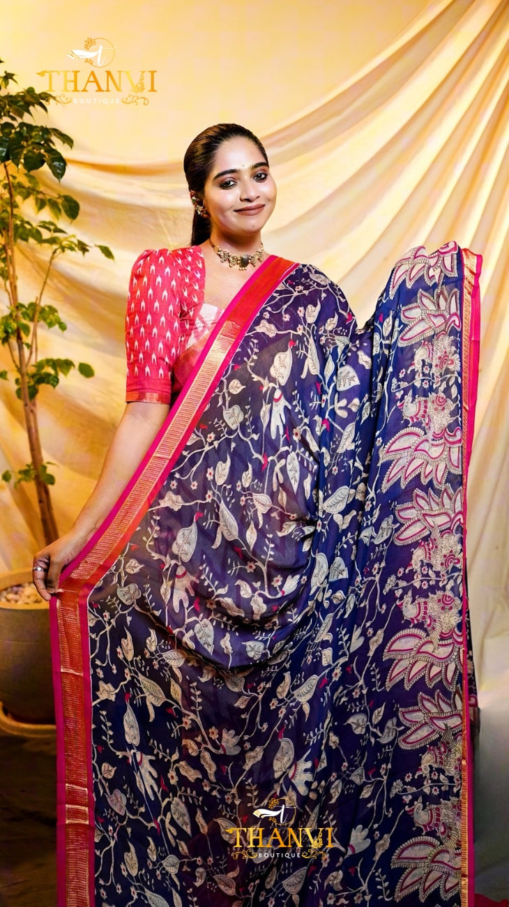 Mysore Crepe Silk Saree