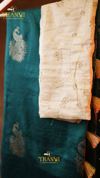 Semi  Mulberry Silk Saree