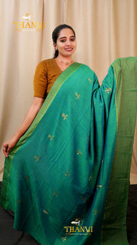 Zari Emb Stripes Border