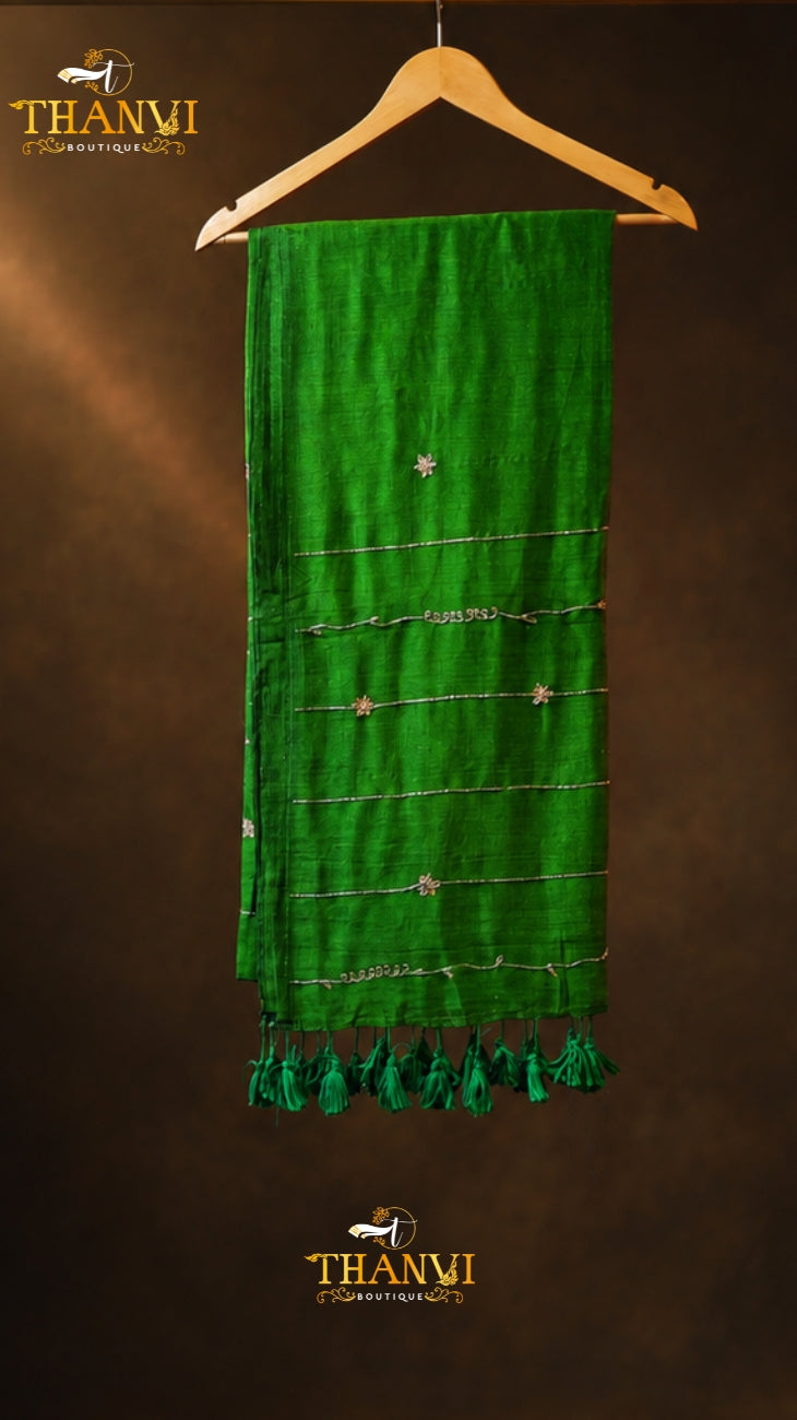 Customised Beads Work Saree