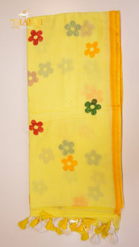 Floral Cotton Saree