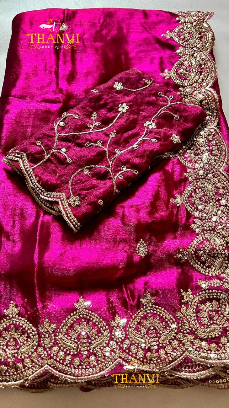 Royale Embroidery Saree