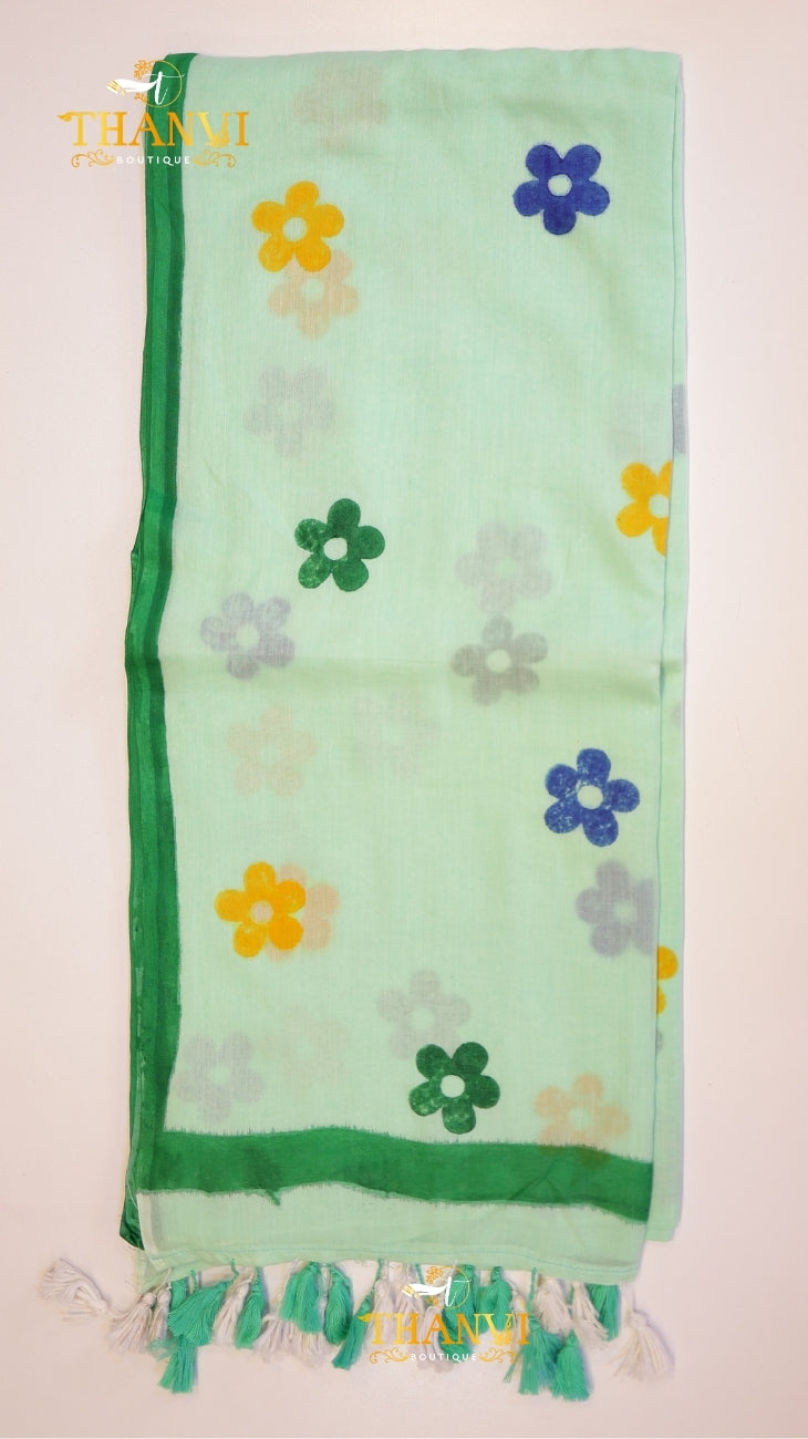 Floral Cotton Saree