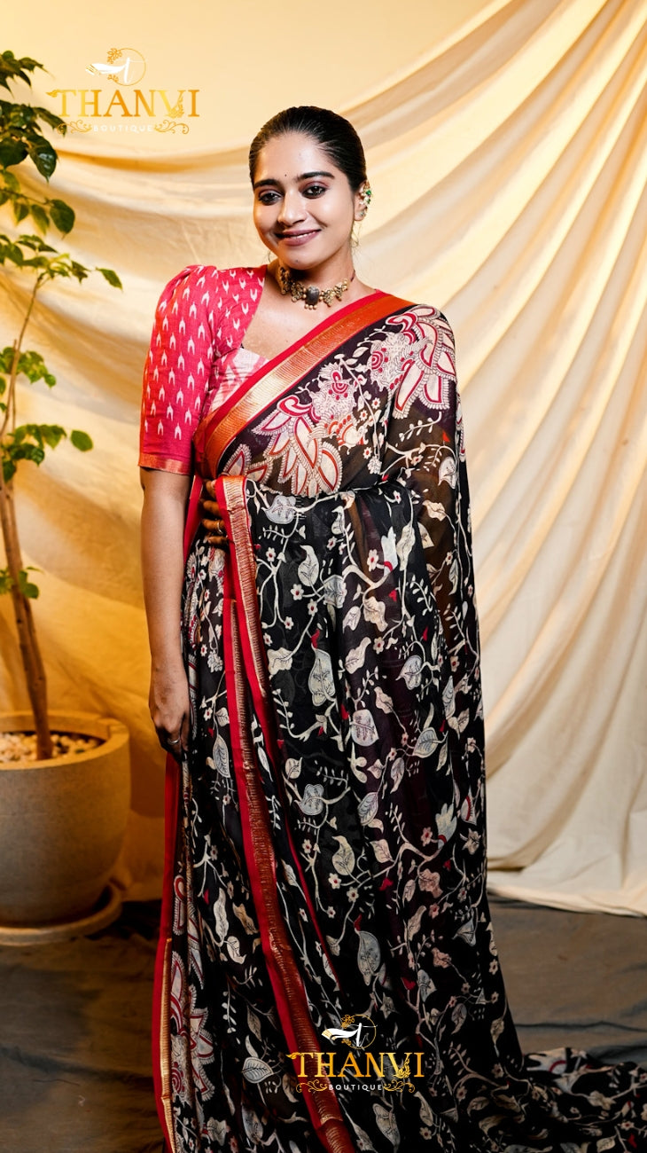 Mysore Crepe Silk Saree