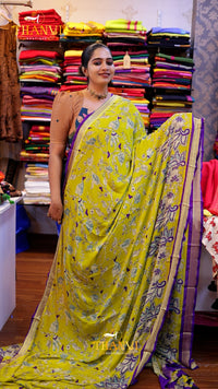 Mysore crepe silk saree