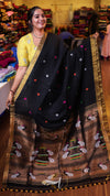 Metallic Pallu Jamdani Linen
