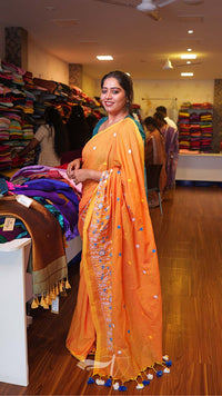 Flower Embroidery Saree