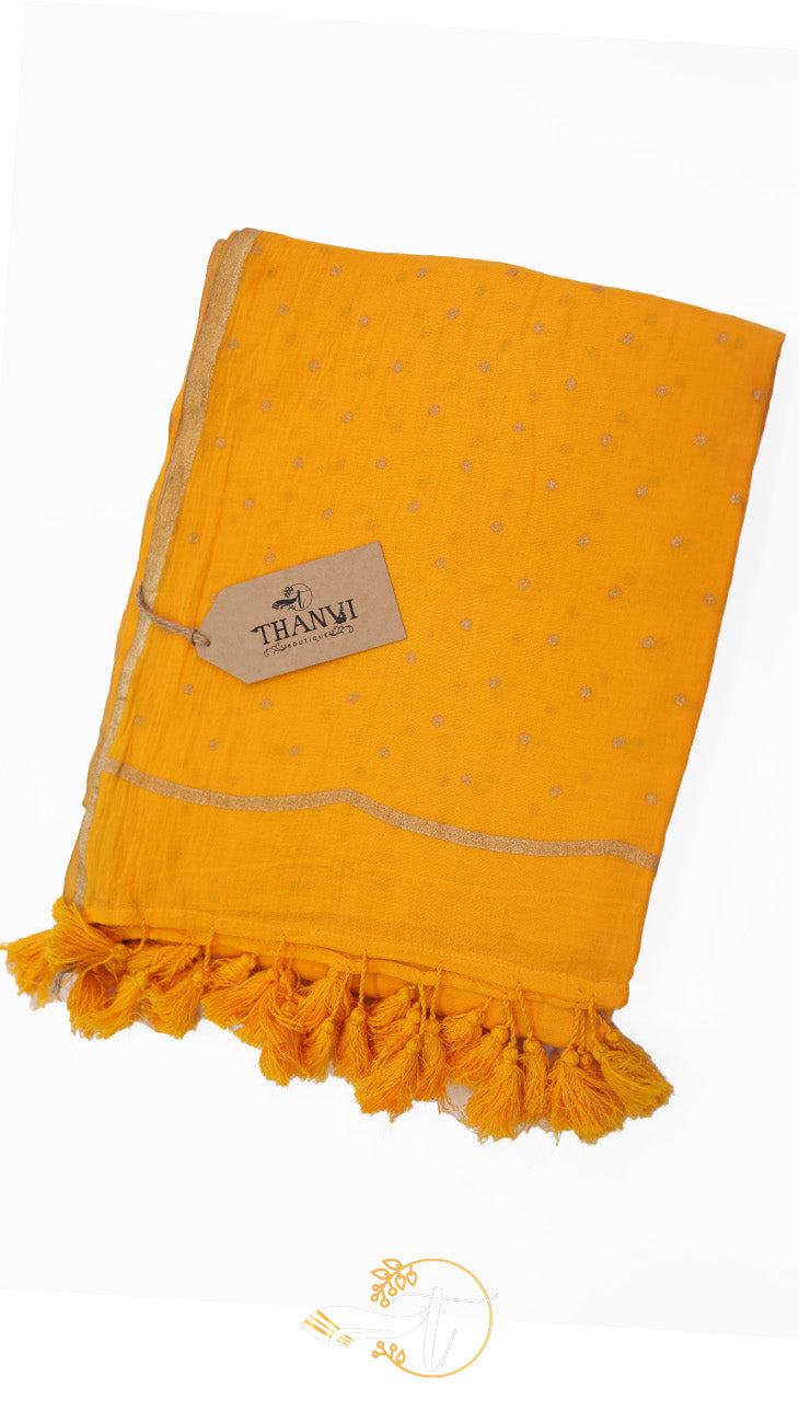 Golden Butti Saree