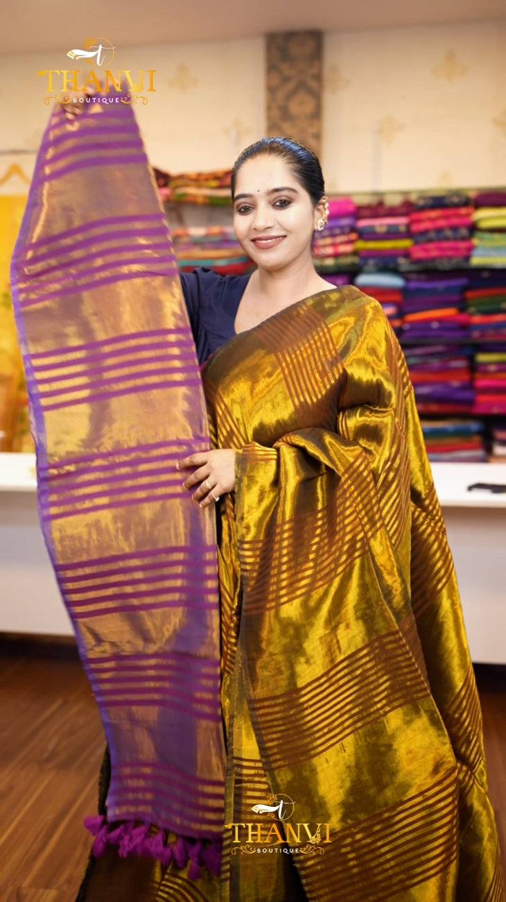 Tissue Cotton Saree