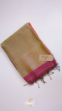 Plain Tissue Saree