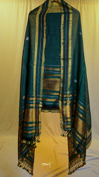 Linen top with Dupatta Salwar