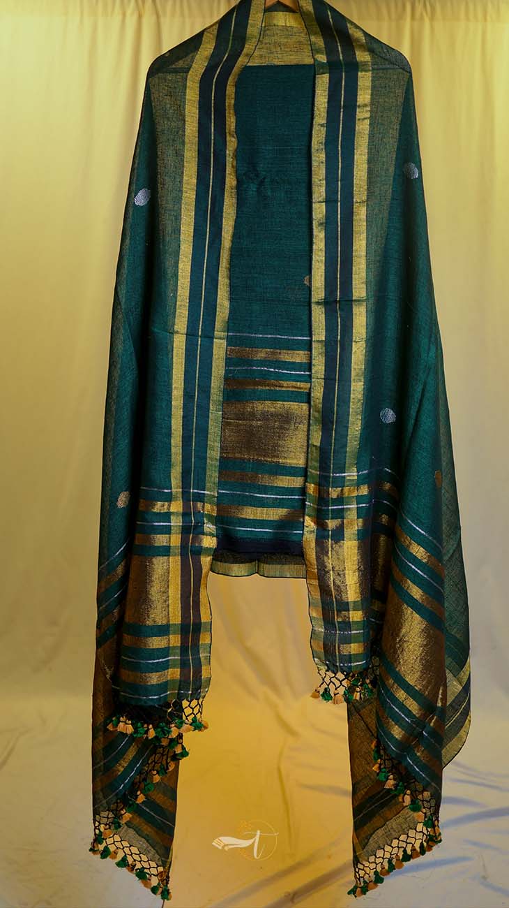 Linen top with Dupatta Salwar