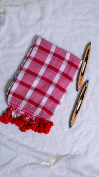 Cotton Checks Saree