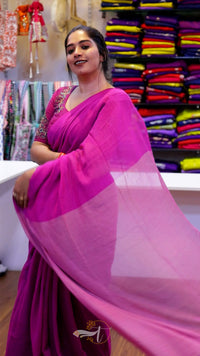 Pop Stick Plain Saree